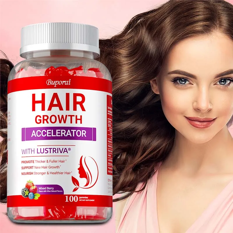 

Hair Growth Accelerator - Supports Hair Health and Promotes Natural Growth, Thicker, Fuller, Healthier Hair and Reduces Frizz