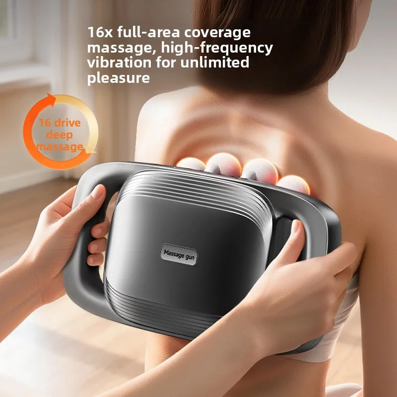 2025 nieuwe productlancering S10 16-koppige fasciapistool meerkoppige stimulator taille achterpoten handen hele lichaamsspieren diepe ontspanning