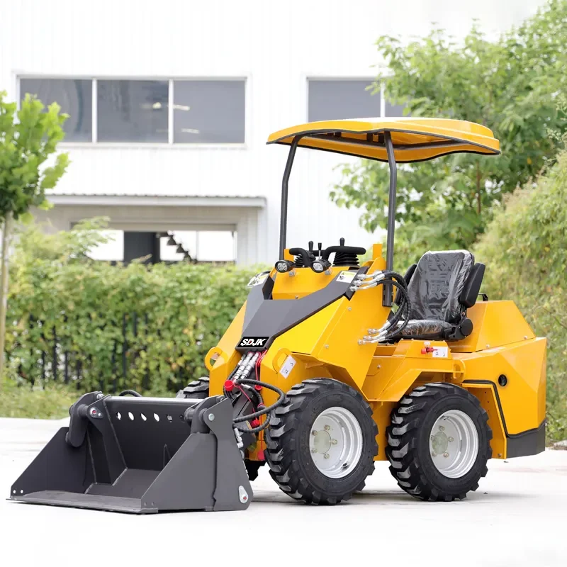 ผู้ผลิตจีนยี่ห้อใหม่ Skid Steer Loader ราคาถูก Mini 500Kg Front End Loader CE EPA เครื่องยนต์ได้รับการรับรอง Mini Loaders ขาย