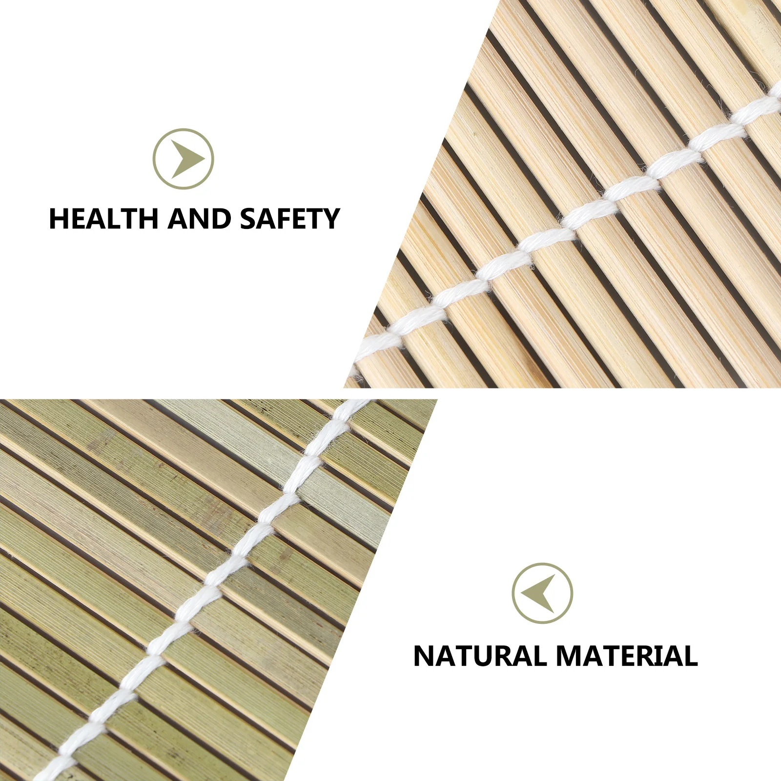 

1Pcs Green Bamboo Sushi Roller Mat Essential Sushi Making Tool Kitchen Rolling Pad for Homemade Maki Rolls 24x24cm