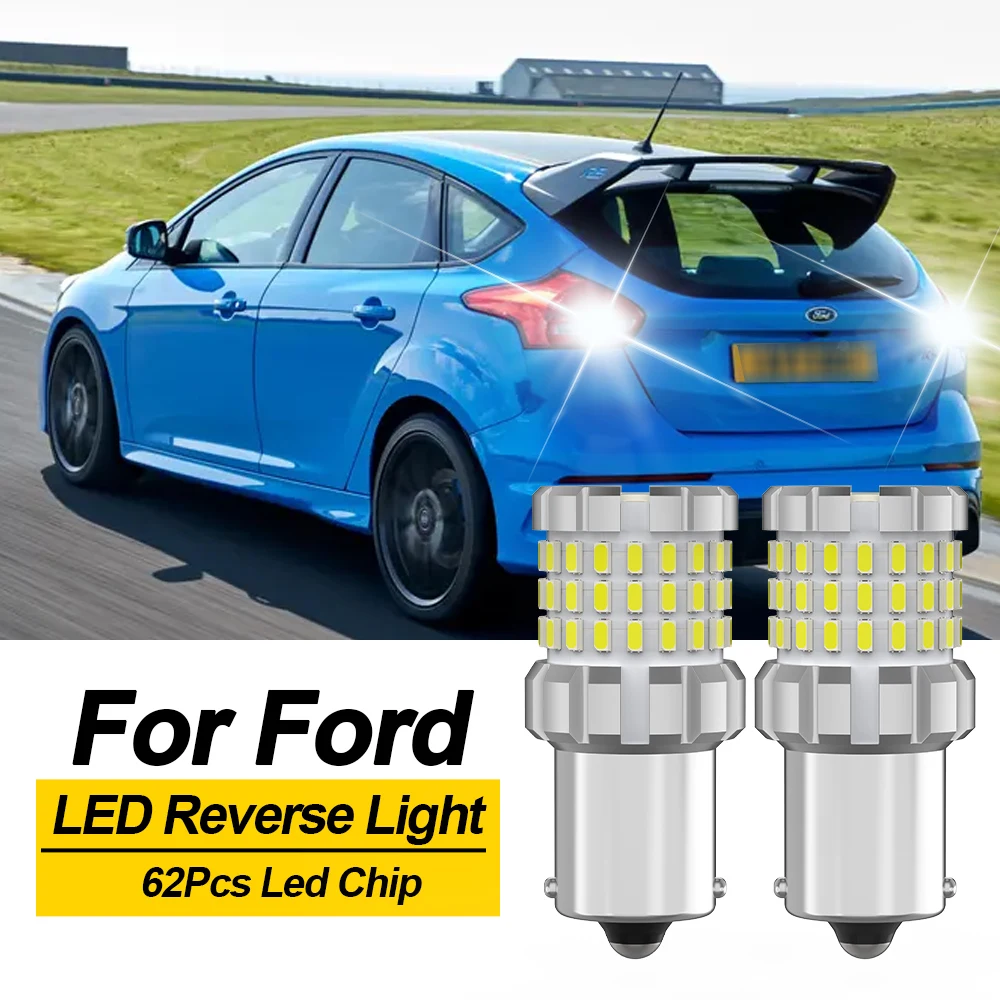 

BMTxms 2pcs 1156 7506 BA15S P21W LED Reverse Light Back Up Lamp Bulb For Ford Mondeo Mk4 Focus 2 S C MAX RANGER KA PUMA FUSION