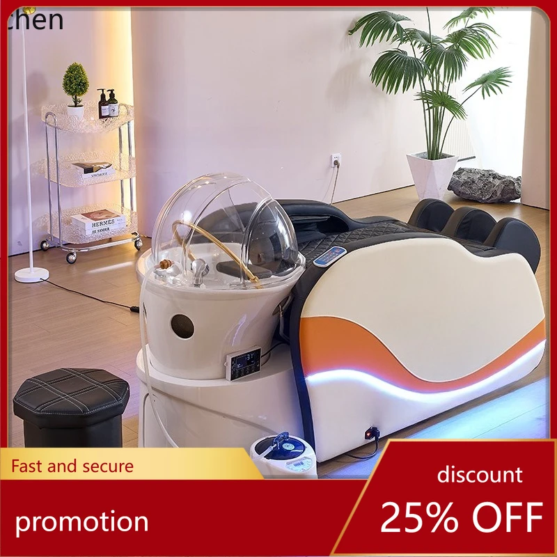 

CZ Head Therapy Massage Shampoo Bed Constant Temperature Water Circulation Hair Care Water Heater Barber Shop Salon Special Bed