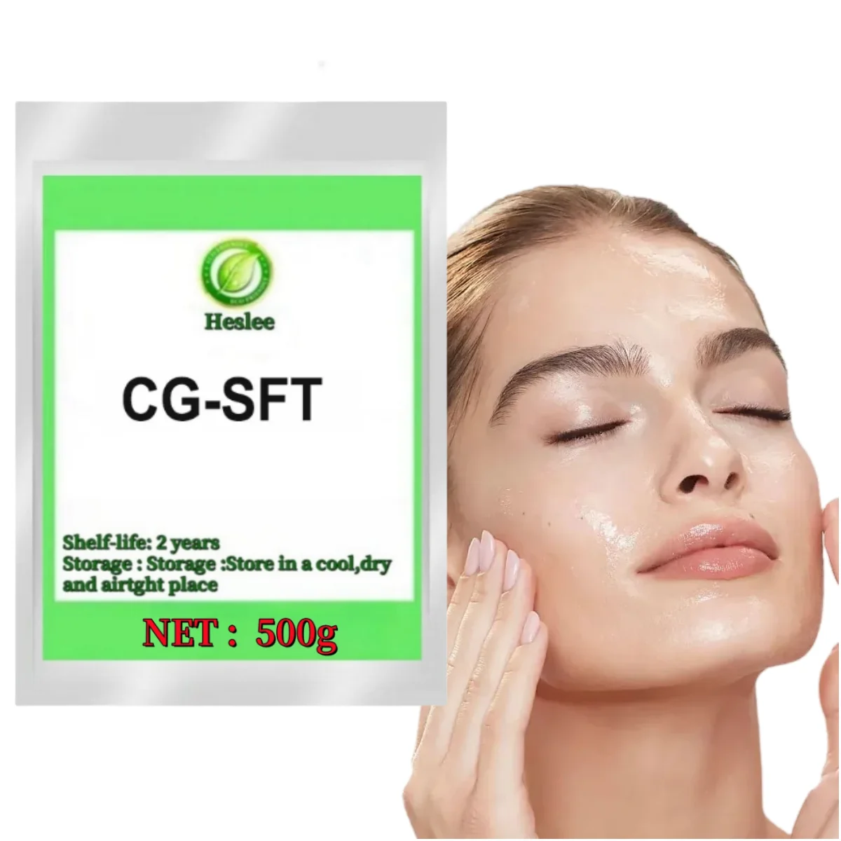 Cg-sft Transparent Hansheng Gum, Xanthan Gum Thickener, Refreshing Skin Sensation, Cosmetic Grade