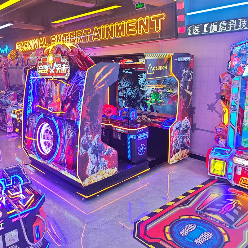 Commercial Dynamic Shooting Arcade Game, Total Destruction Assault, Family Entertainment Center Equipment