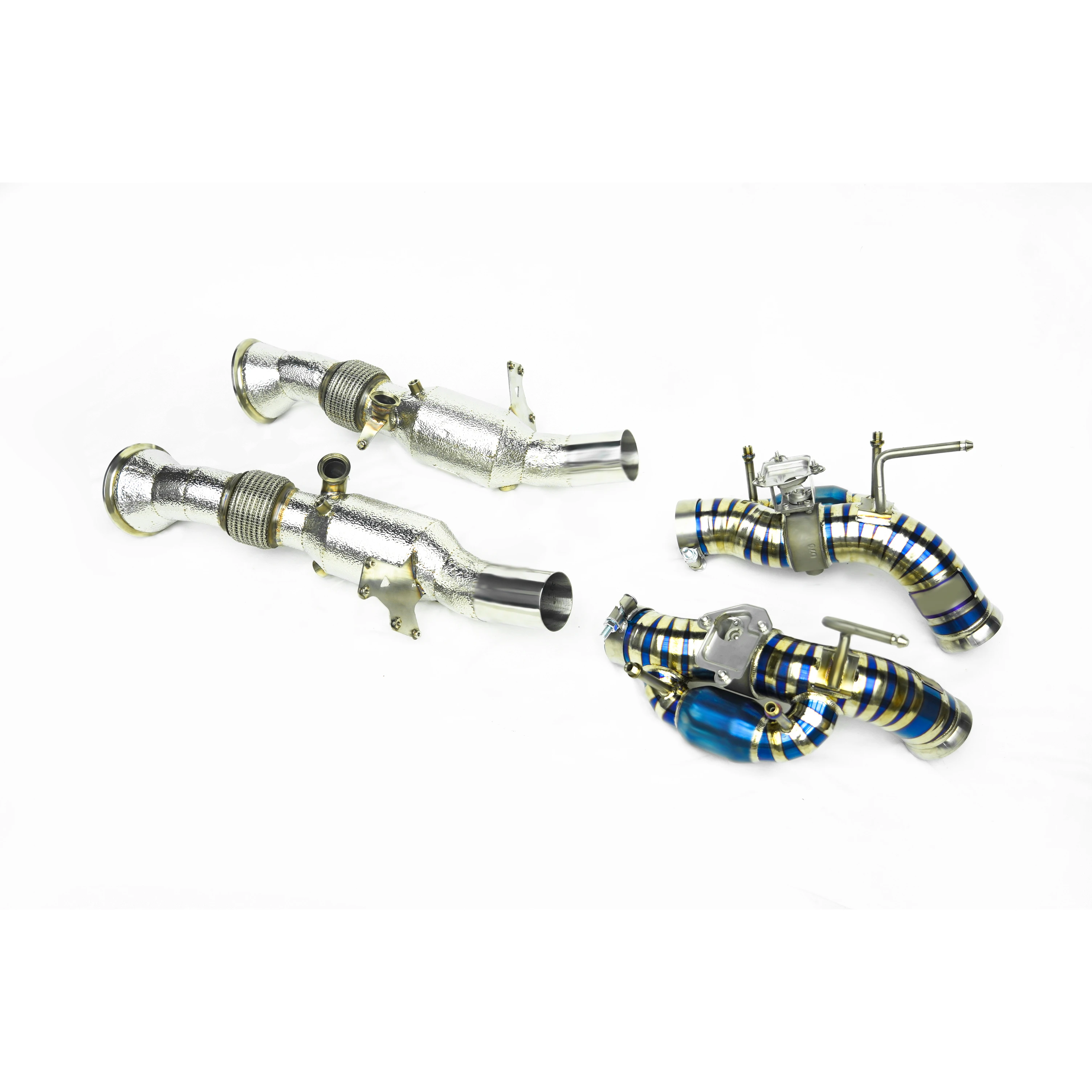 

Dream Car OEM Customized Turbo Back Titanium Exhaust System For Ferrari 296 GTS Catted Downpipe For 2023 Ferrari 296 GTS 3.0T Ex