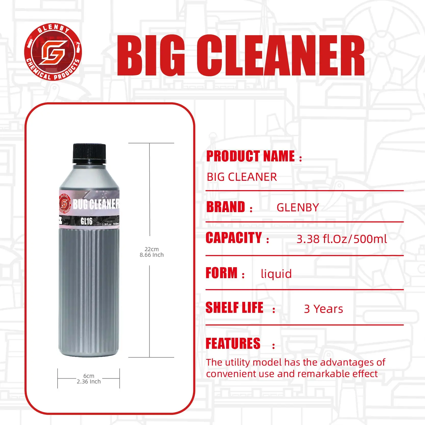 غسول Bug & Tar Wash عالي التحمل، القطران، Grime، مزيل إسقاط الأشجار والطيور - آمن للطلاء والزجاج والبلاستيك والأسطح الخارجية #6