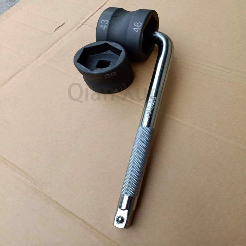 Motorcycle Scooter Clutch Disassembly Repair Tool 39 41 Double-headed GY6 Pulley Nut Socket Wrench 43-46mm 1/2\