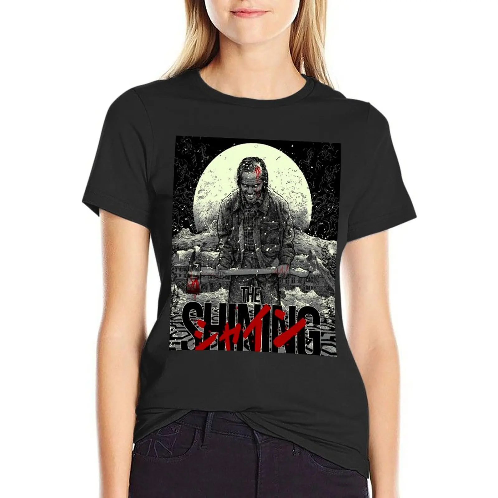 

The Shining T-Shirt plain plus size tops oversized t shirts for Women