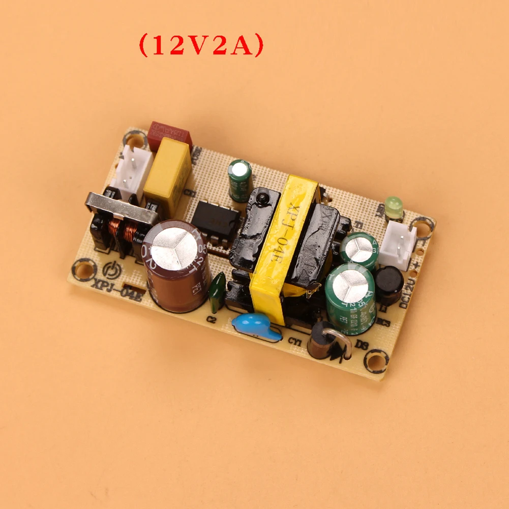 AC-DC 12/24V 2A 1A Switching Power Supply Module Bare Circuit AC 100-240V to DC 12V 24V Power Supply Board Regulator for Repair