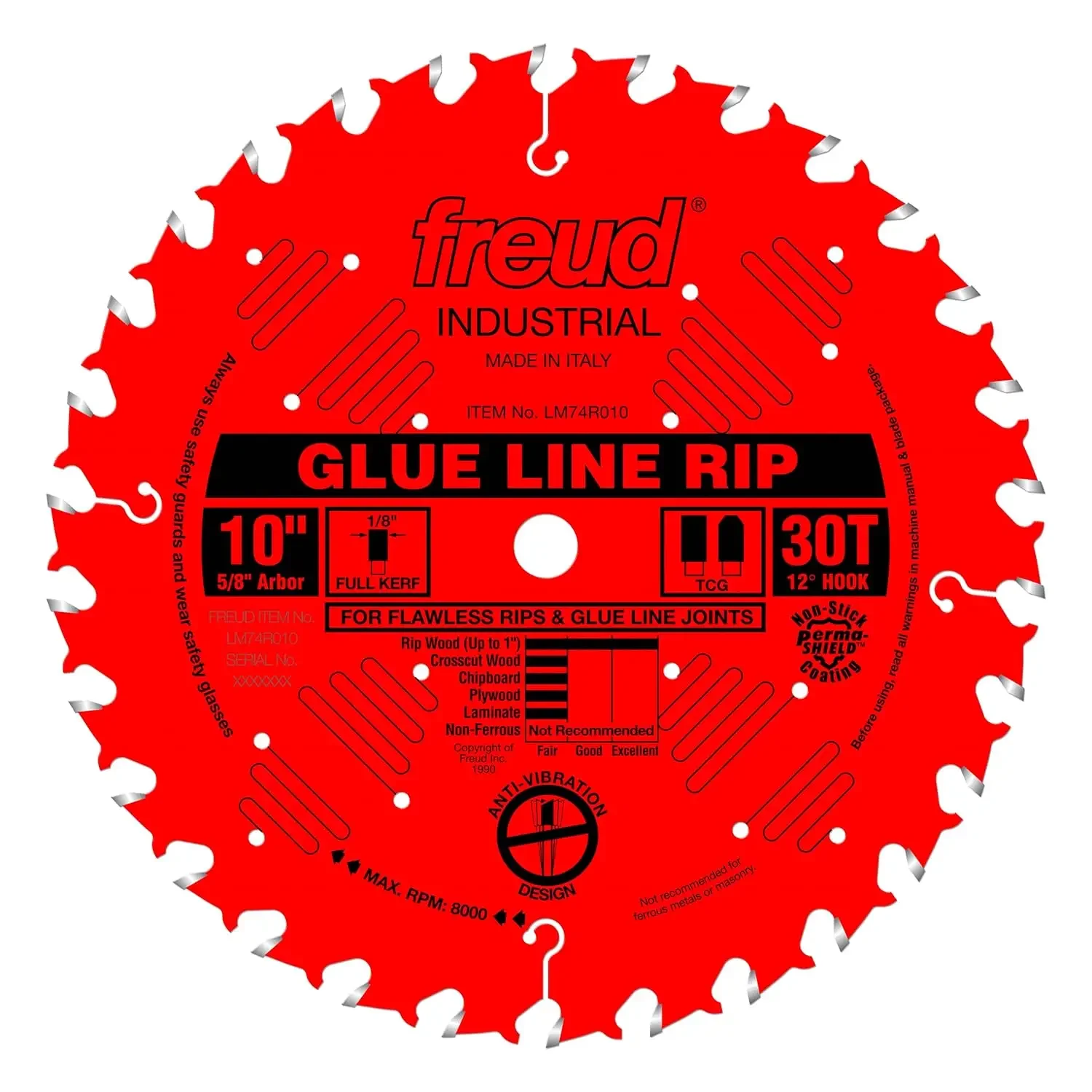 LM74R014: 14" x 44T Glue Line Ripping Blade