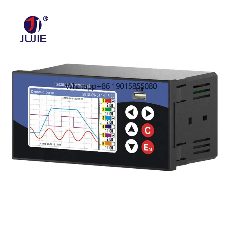 

Multi Channel Data Logger Water Level Pressure High Temperature Data Logger 4-20mA RS485 USB DataLogger