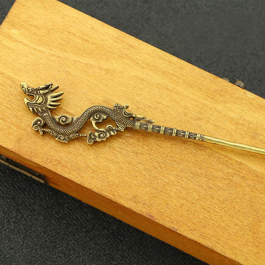 

Dragon Hair Pin Women Grip Pins for Vintage Hairpins Chopstick Dredge Device Accessories Pearl