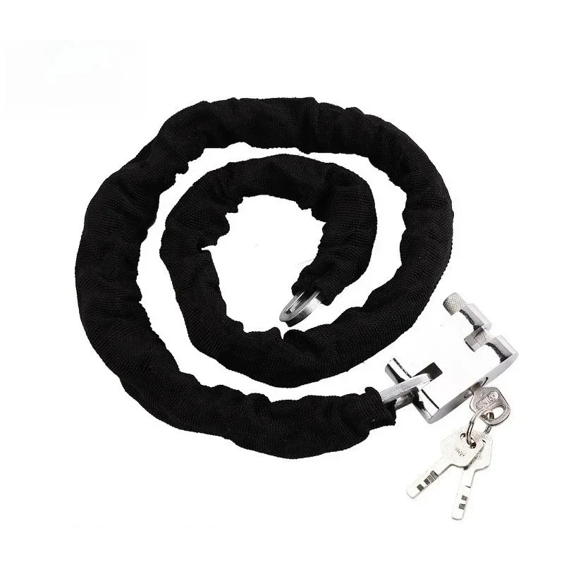 

80cm Anti-Theft Bicycle Motorbike Security Padlock Heavy Duty Bike Lock Chain Lock Solid Bolded Anti Hydraulic Shear Safe Metal