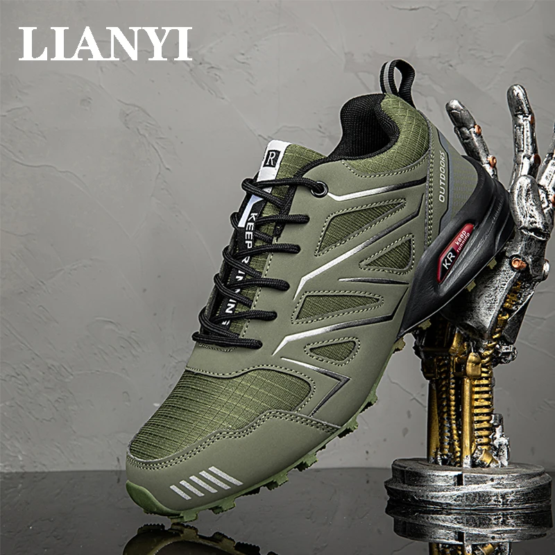 

Xiyu 2025 New Men's Outdoor Hiking Shoes, Rock Climbing Camping Sports Waterproof Non-slip Mountaineering Hunting Tactical Boots