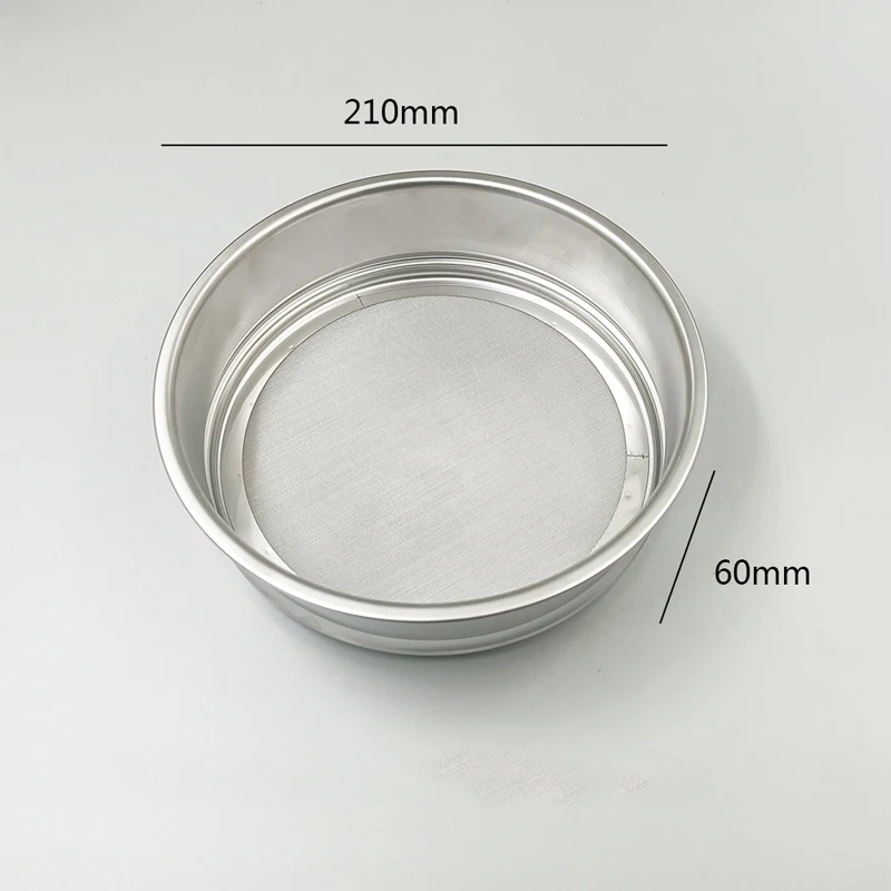 منخل دقيق من الفولاذ المقاوم للصدأ 304 60 شبكة سميكة من أدوات خبز السمسم عقد شاشات متناهية الصغر ملحقات المطبخ