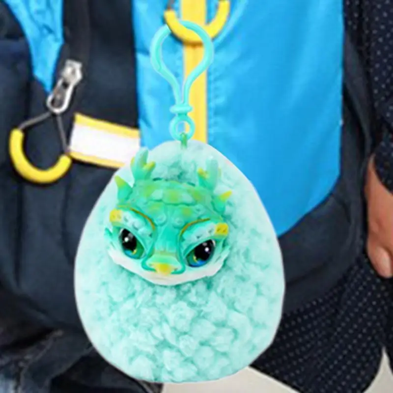 Dragon Plush Keychain Adorable Dragon Plushie Pendant Soft Stuffed Plush Toy For Purse Handbag Cellphone Backpack