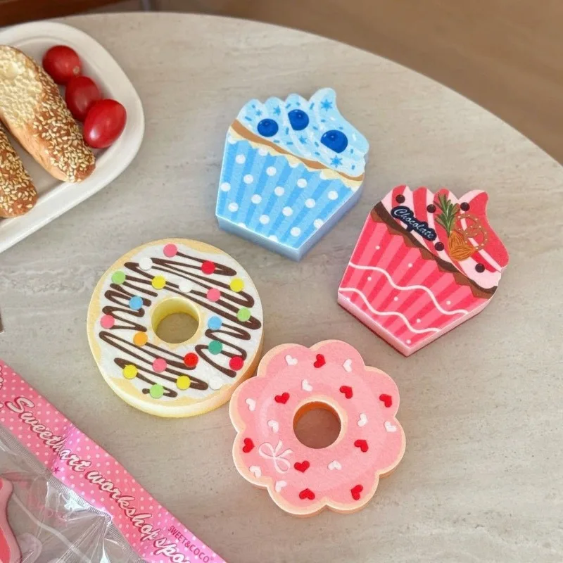 Donut dishwashing wipe household kitchen soft strong absorbent sponge wipe high value