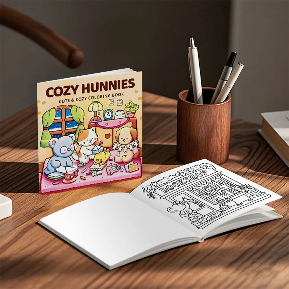 Divertente libro da colorare per cartoni animati, antistress, pittura educativa in brossura, regalo, giocattolo da disegno Montessori per adulti e adolescenti