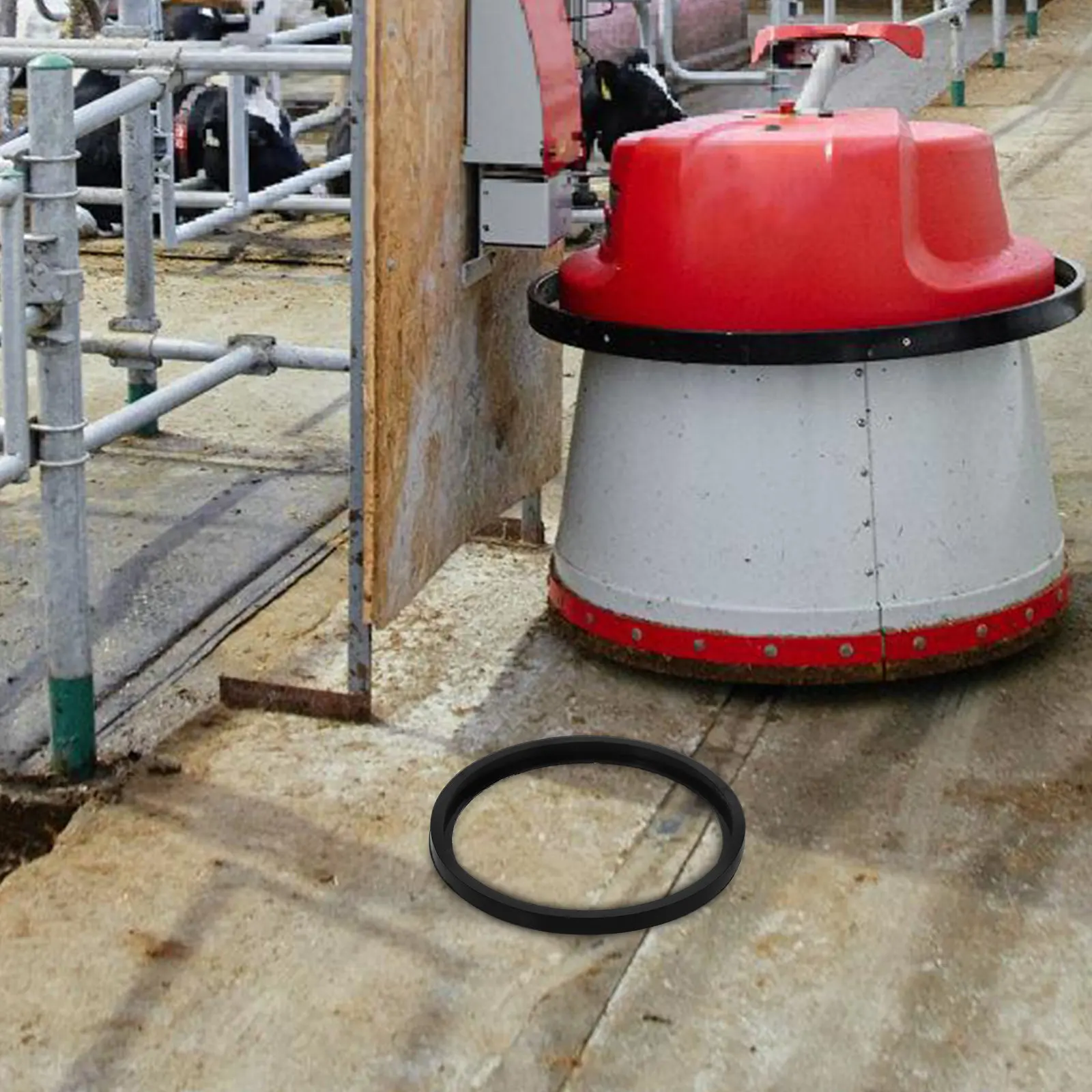 Replaceable Milk Bucket Sealing Ring Quality Milking Machine Accessory Easy Install Milking Bucket Lid Gasket for Stainless