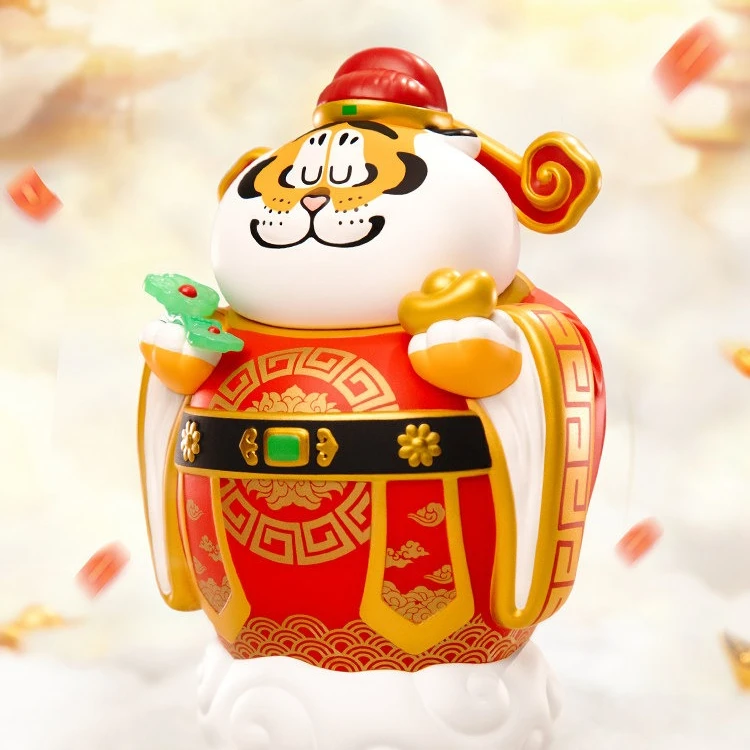 

FUNISM I'm Not Panghu God of Wealth Figurine Movable Model Collection Toys Desktop Decor Figure New Year Fortune Ornament Gift