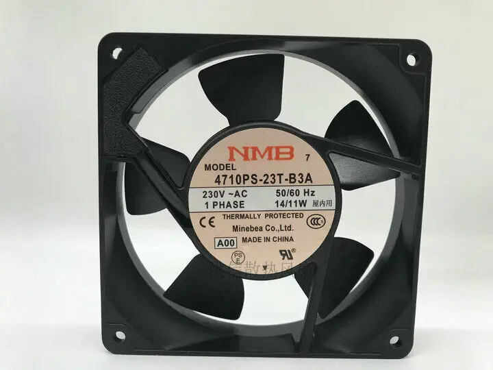 

1 PCS NMB-MAT Fan 4710PS-23T-B3A AC 230V 14/11W 12025 12CM Aluminum frame