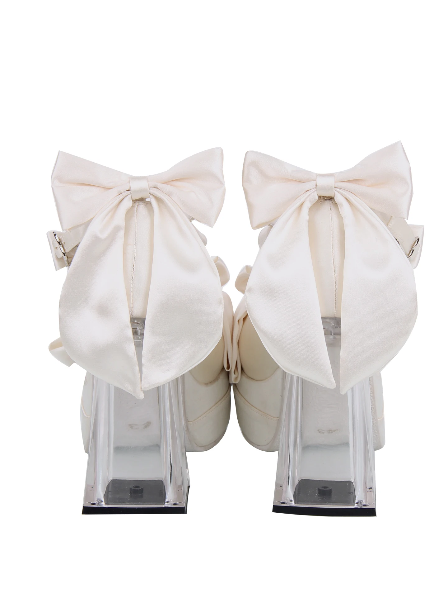 Chaussures Lolita à tête ronde et talons hauts, avec nœud, robe de princesse japonaise douce, chaussures de fête de thé, grandes tailles 34 à 47, nouvelle collection 2025