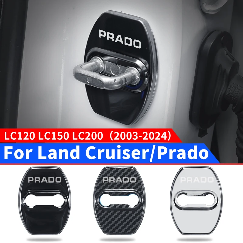 For 2003-2024 2023 2022 Toyota Land Cruiser 200 Prado 120 150 Door Lock Protective Cover LC120 LC150 LC200 Interior Accessories