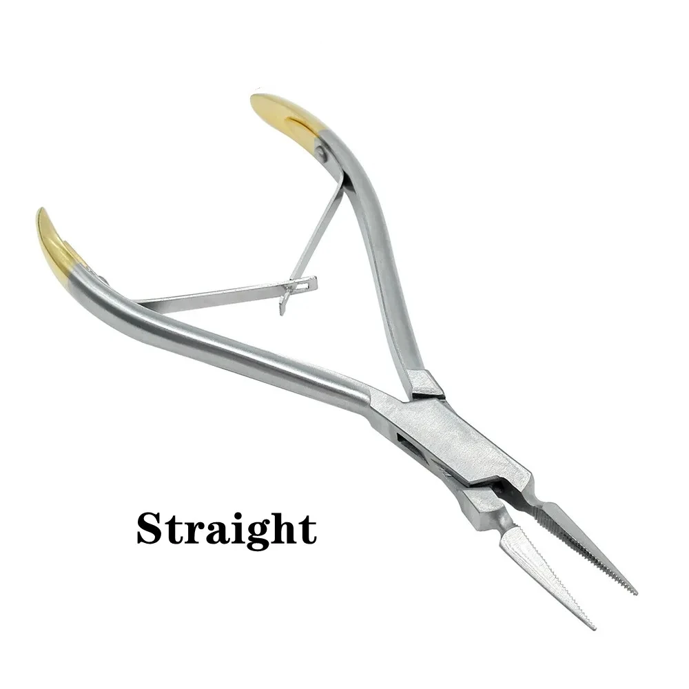 Straight/45°/90° Dentistry Forceps Tooth Pliers Root Fragment Minimally Invasive Dental Residual Tweezers Teeth Extraction Tool