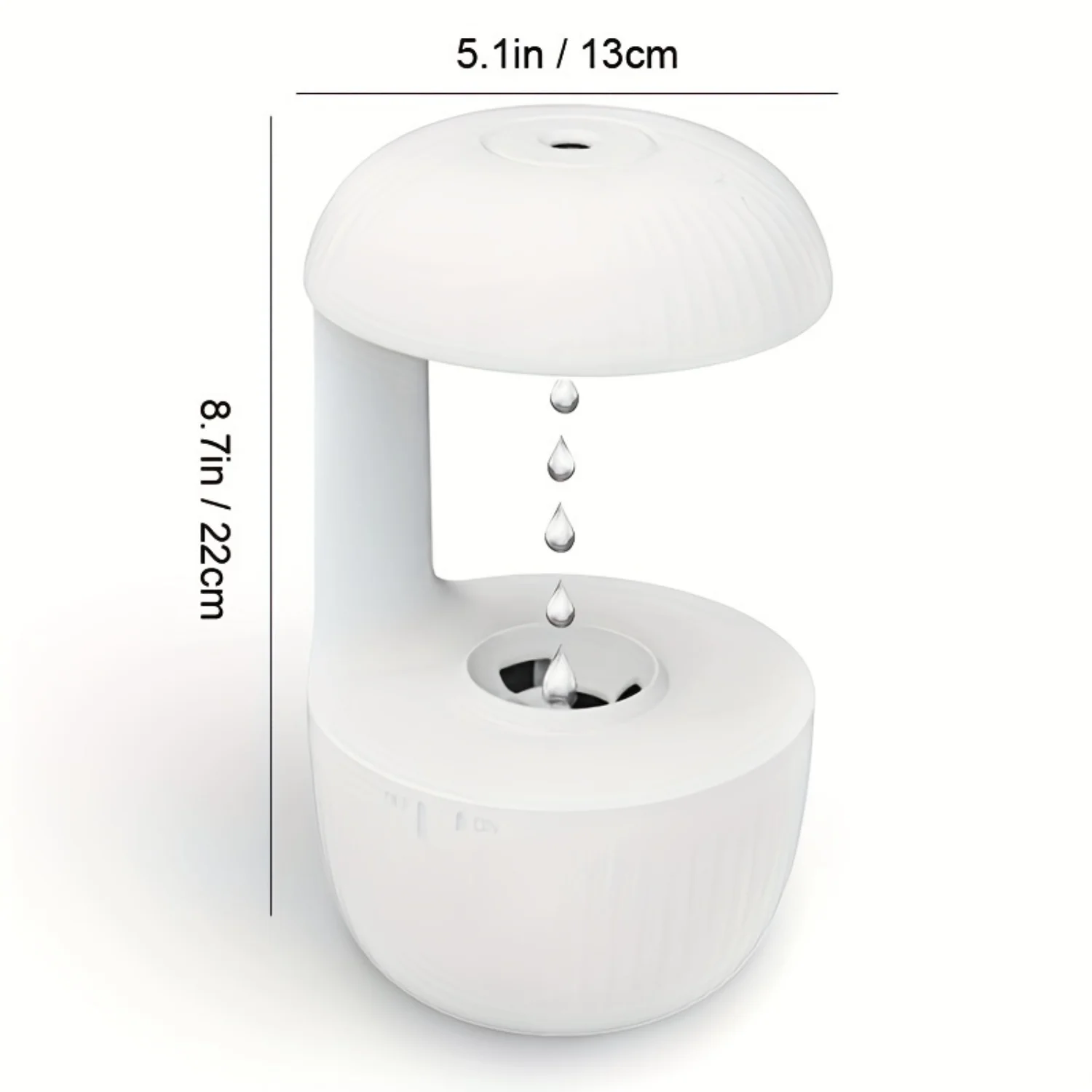 Anti-Gravity Humidifier Aromatherapy Machine with Night Light - Atmosphere & Health Enhancer for Christmas, New Year, Birthday,