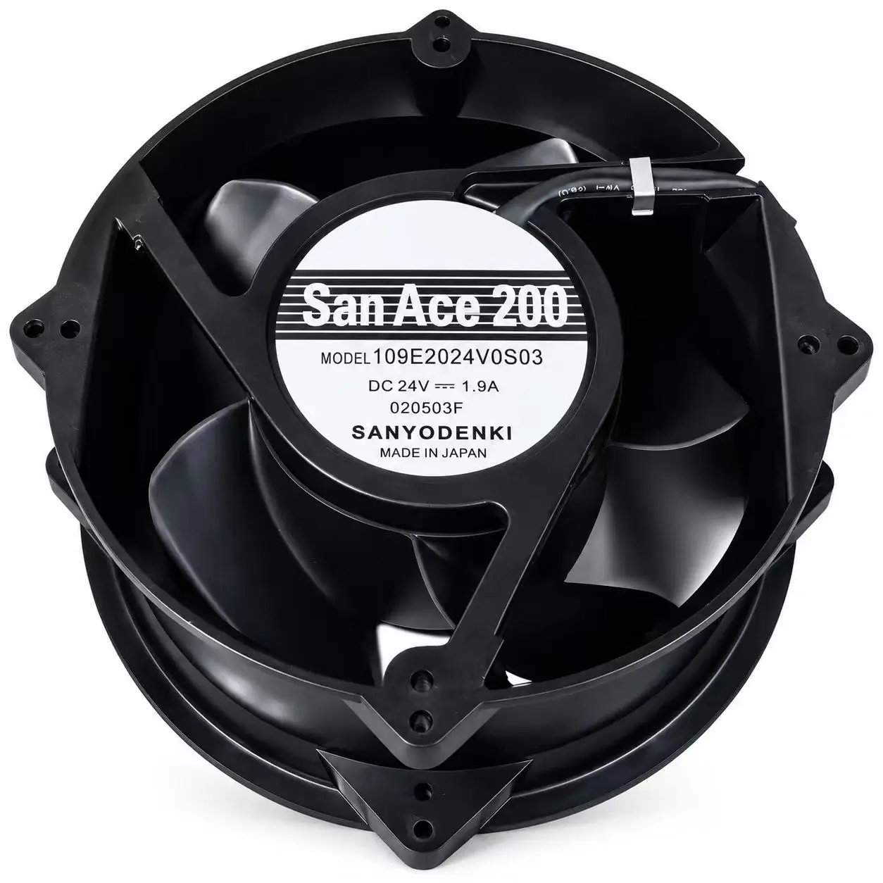For Sanyo San Ace 200 109E2024V0S03 DC 24V 1.90A 20070 200x70mm Dual Ball Bearing Metal Frame Server Inverter Case Cooler Fans