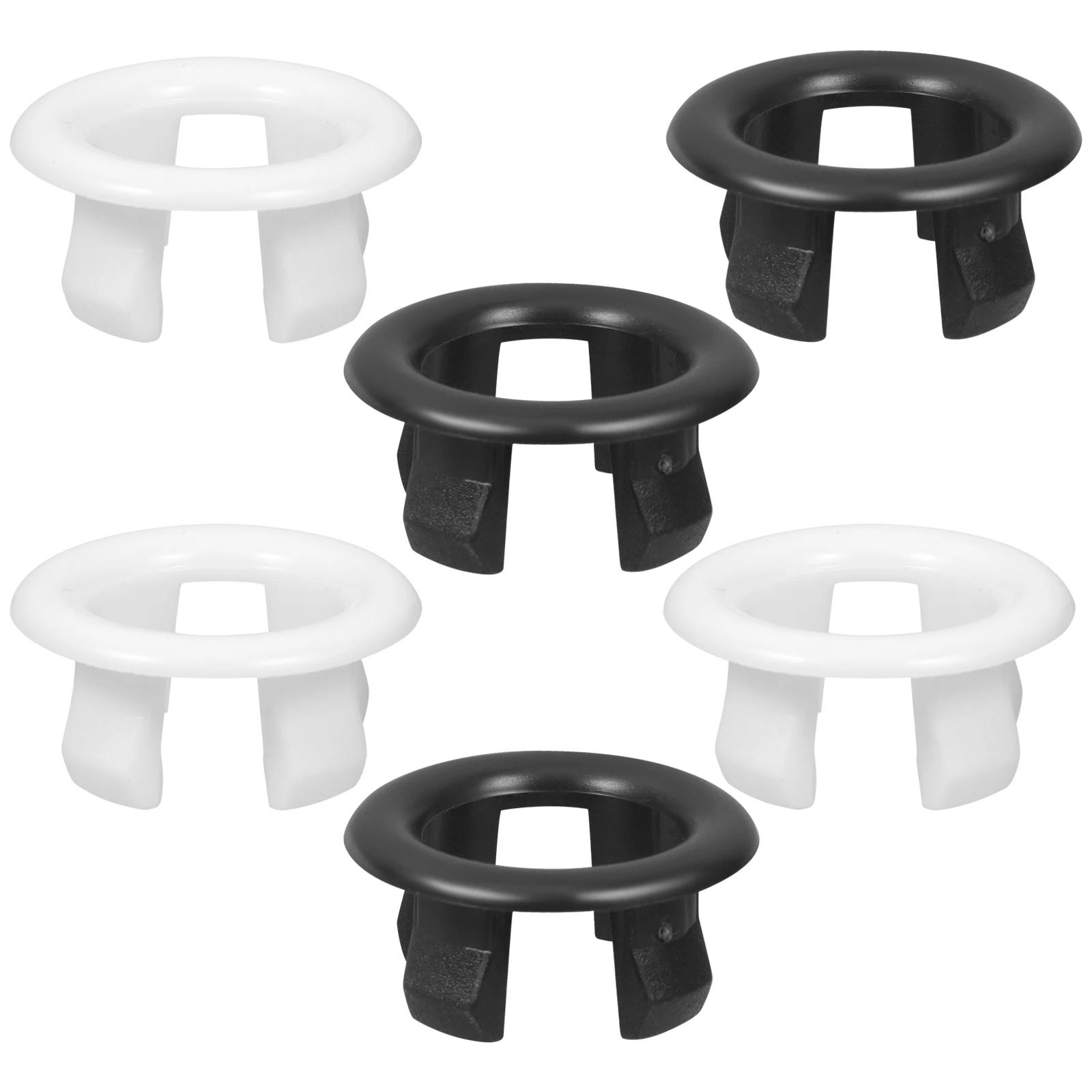 

10pcs Overflow Ring Sink Drain Trim Bathroom Kitchen Basin Cover Stopper Waterproof Decorative Accessories Modern Design