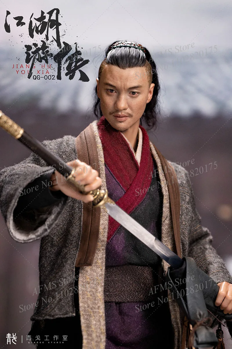 QG-002 1/6 Scale Collectible Figure Alex Zhou Brotherhood Of Blades Jianghu Wanderer 12Inch Men Soldier Action Figure Model