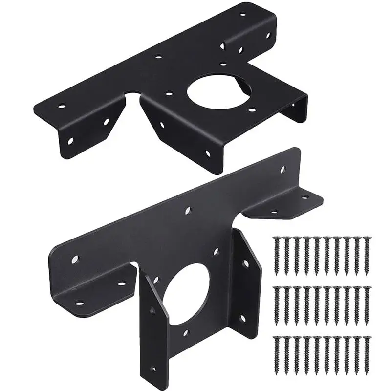 

Pergola Brackets Heavy Duty Extension 3-Way T Brackets Adjustable 2pcs Pergola Brackets For Outdoor Garden Structures