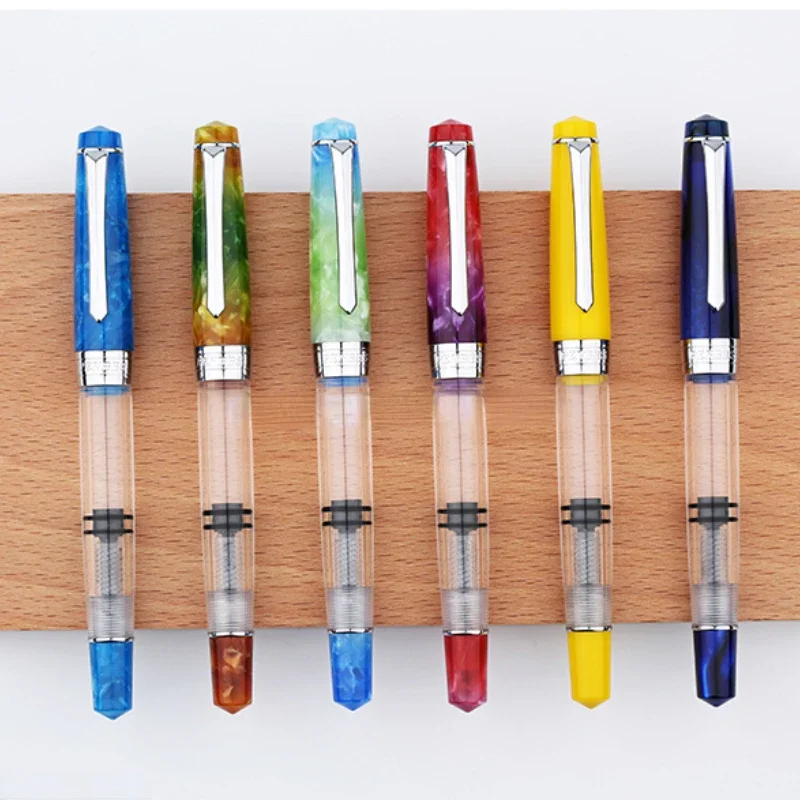 

Горячая новинка: перьевая ручка Penbbs 309 с поршневым механизмом, акриловая, цветная, из полимерной смолы, с острым полированным пером Damien Sharp Blade, для каллиграфии, для взрослых и студентов, для отработки почерка.