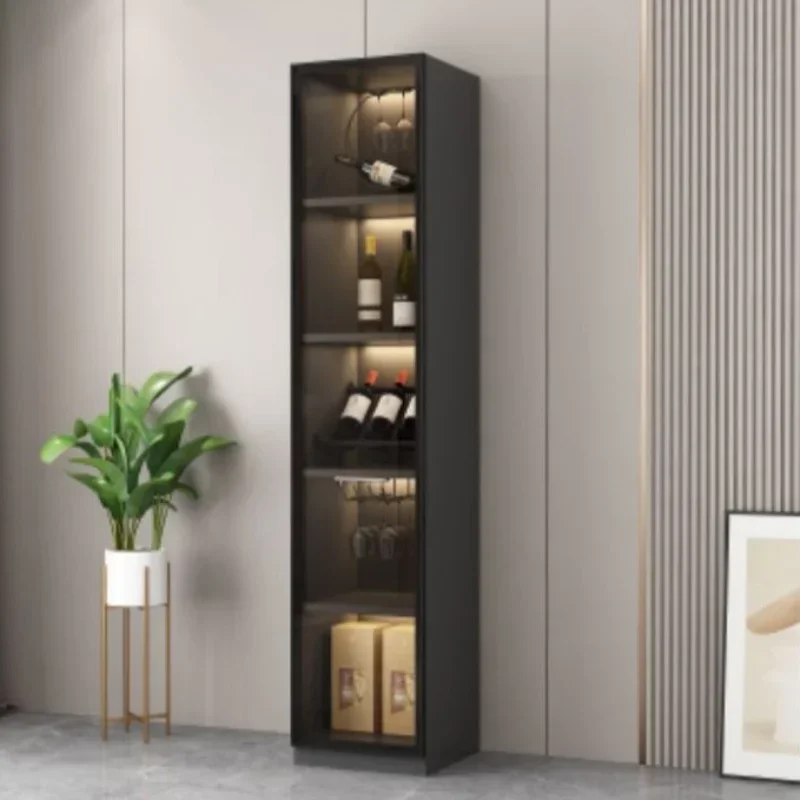 

Luxury Corner Wine Cabinets Liquor Wooden Wall Glass Wine Cabinets Living Room Display Botellero Vino European Furniture QF50JG