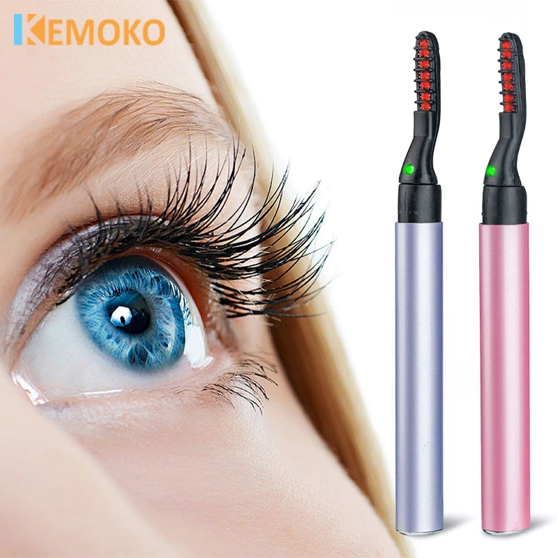 

Electric Eyelash Curler Heated Eyelash Curling Device Rechargeable Fast Heat up Natural Eyelash Curler Long Lasting Makeup Tool