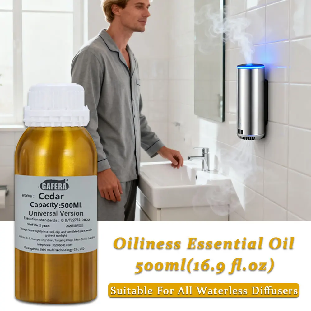 GAFERA 500 مل (16.9 أونصة سائلة) زيوت الأرز/الورد/الفريزيا العطرية - لجميع أجهزة الناشر بدون ماء، موزع المرحاض يجدد زيت العطور #1