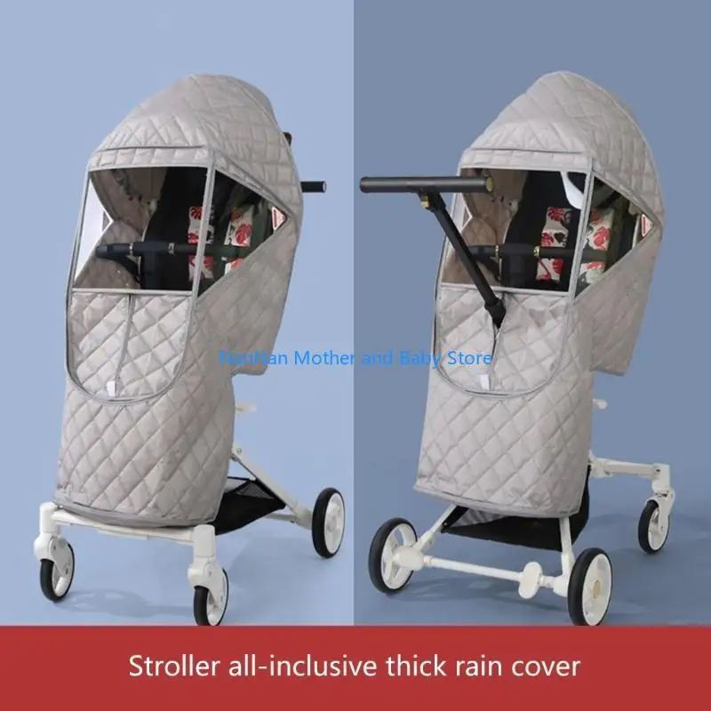 

Reliable Rain Cover Lightweight Stroller Rain & Wind Guard Easy Use Rain Cover
