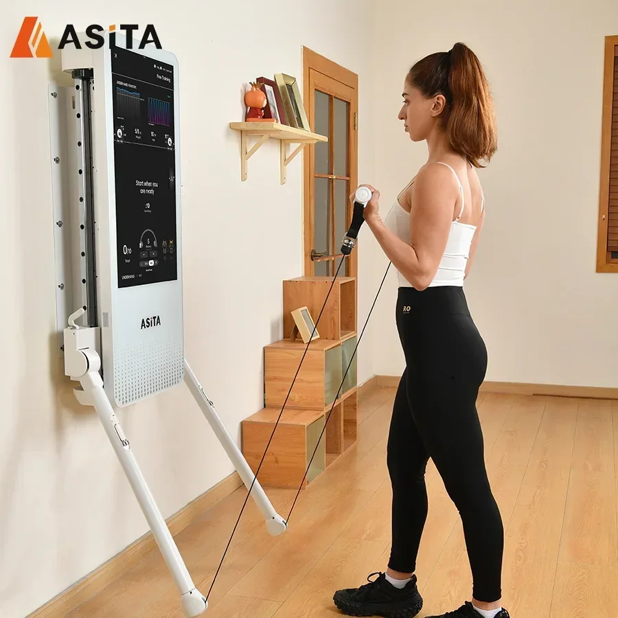 Newly Upgraded ASITA Multifunctional Home Fitness Equipment Tone Wall Mounted Smart Gym Dynamic Weight Strength