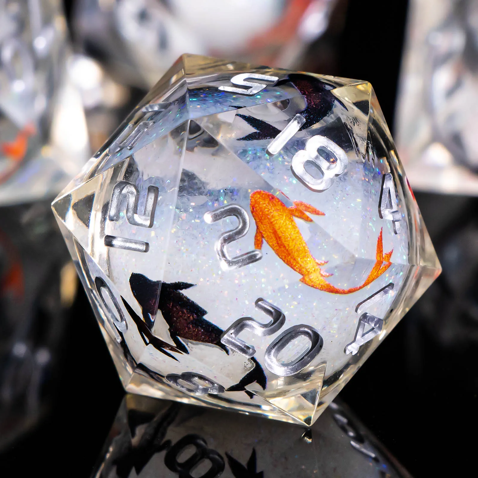 

Colorful D and D Resin Liquid Flow Core Dice Role Playing Games DND Dungeon and Dragon Pathfinder Accessory For Polyhedral D&D