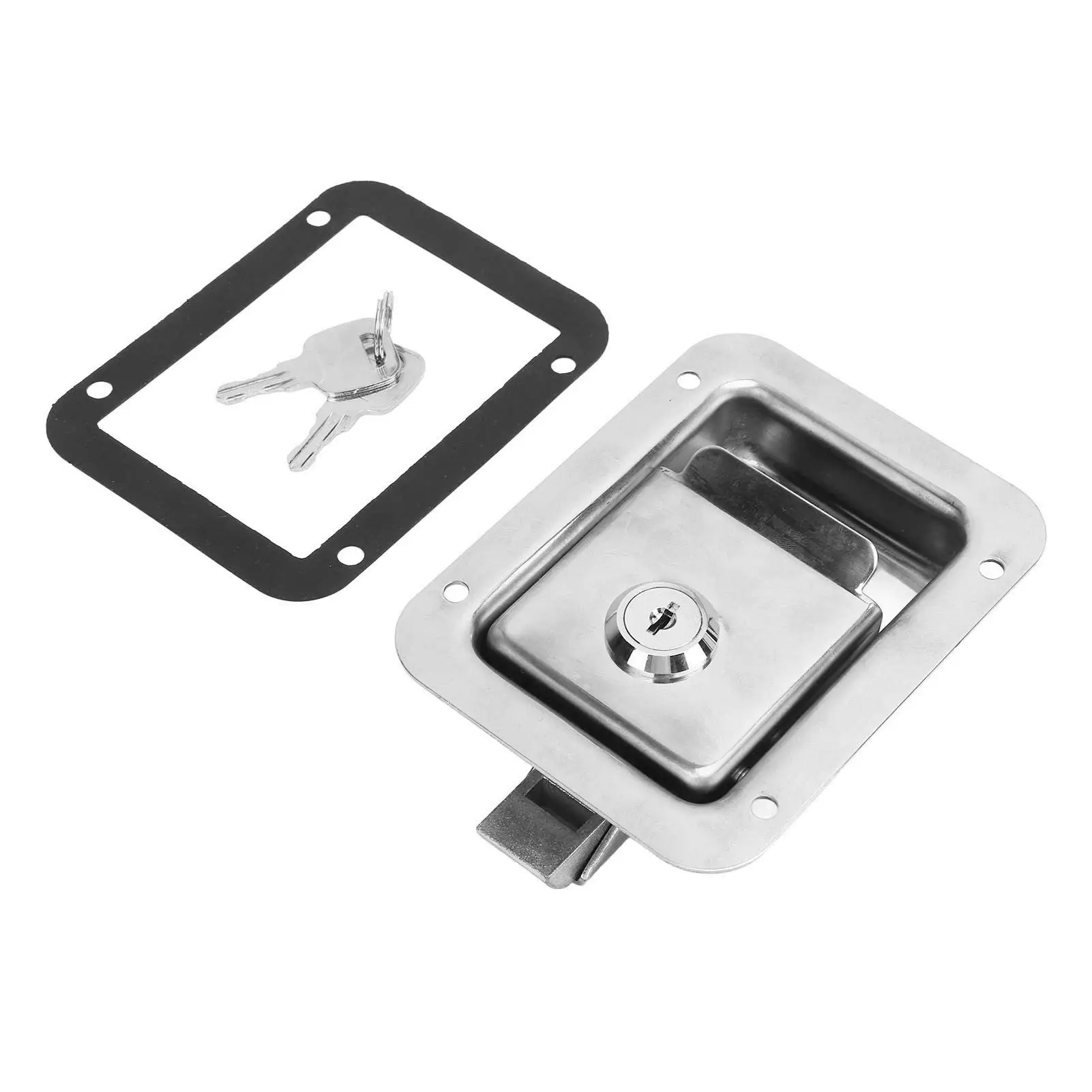 

Ручка, ручка, лопатка с засовом 120x92 мм, противоударная полированная поверхность, ручка для автофургона, прочная, долговечная для кемперов