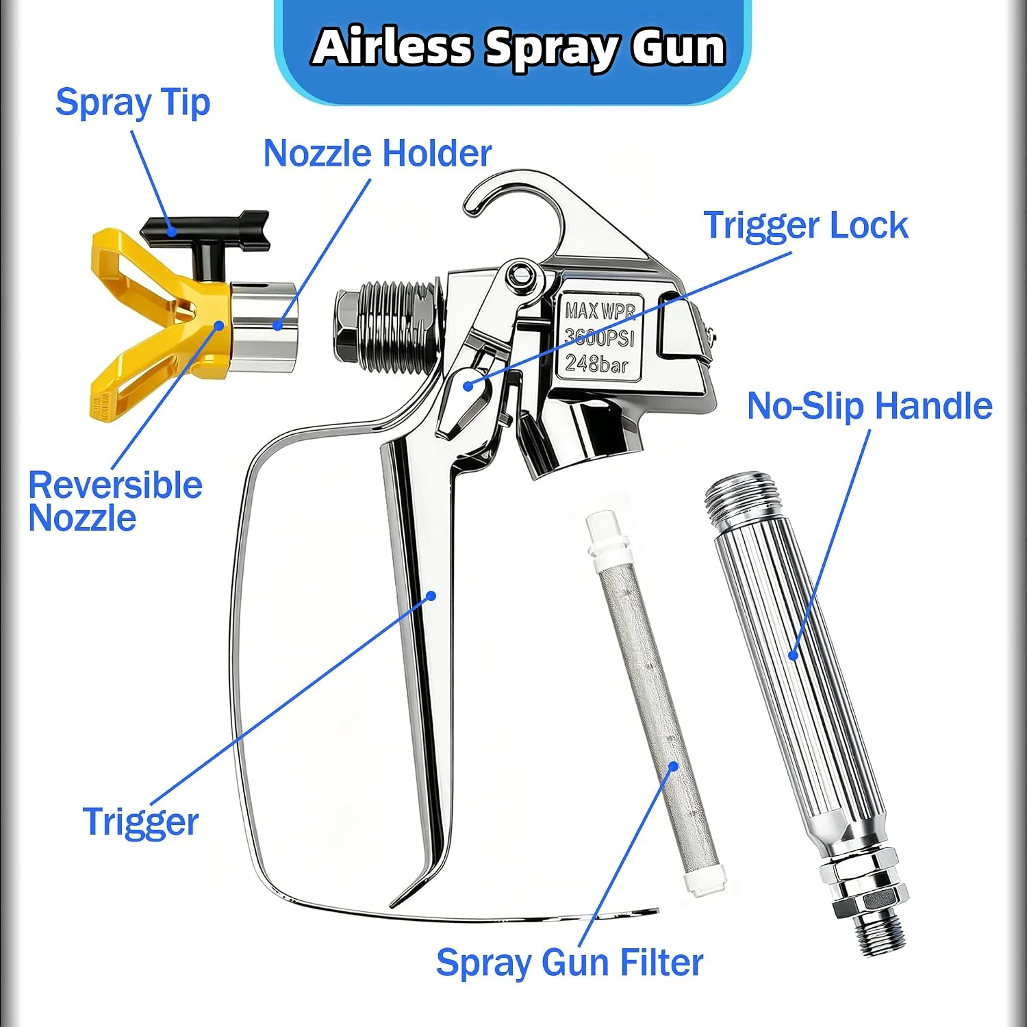 주택, 건물, 데크, 울타리 등에 사용되는 에어리스 페 - Paint Sprayer For Fence Deck 리뷰 및 가격