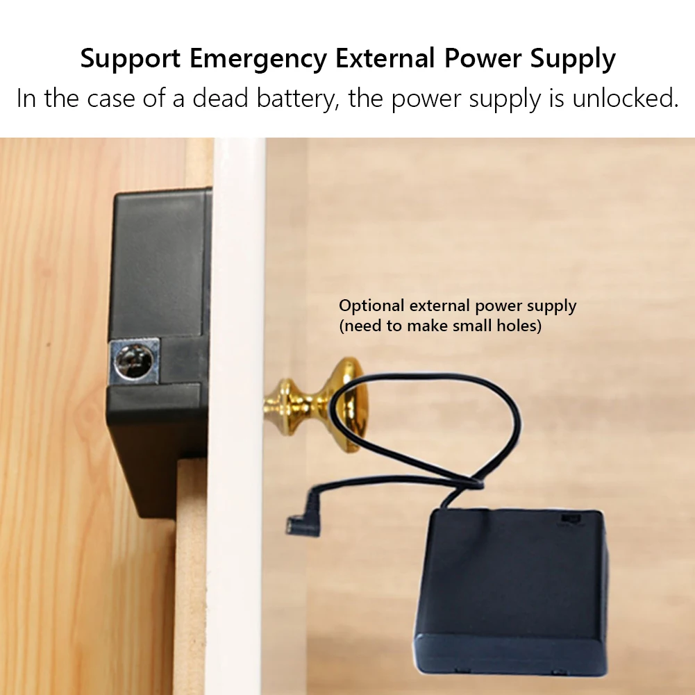 T8 خزانة خزانة بطاقة IC الذكية غير المرئية فتح قفل الدرج الإلكتروني