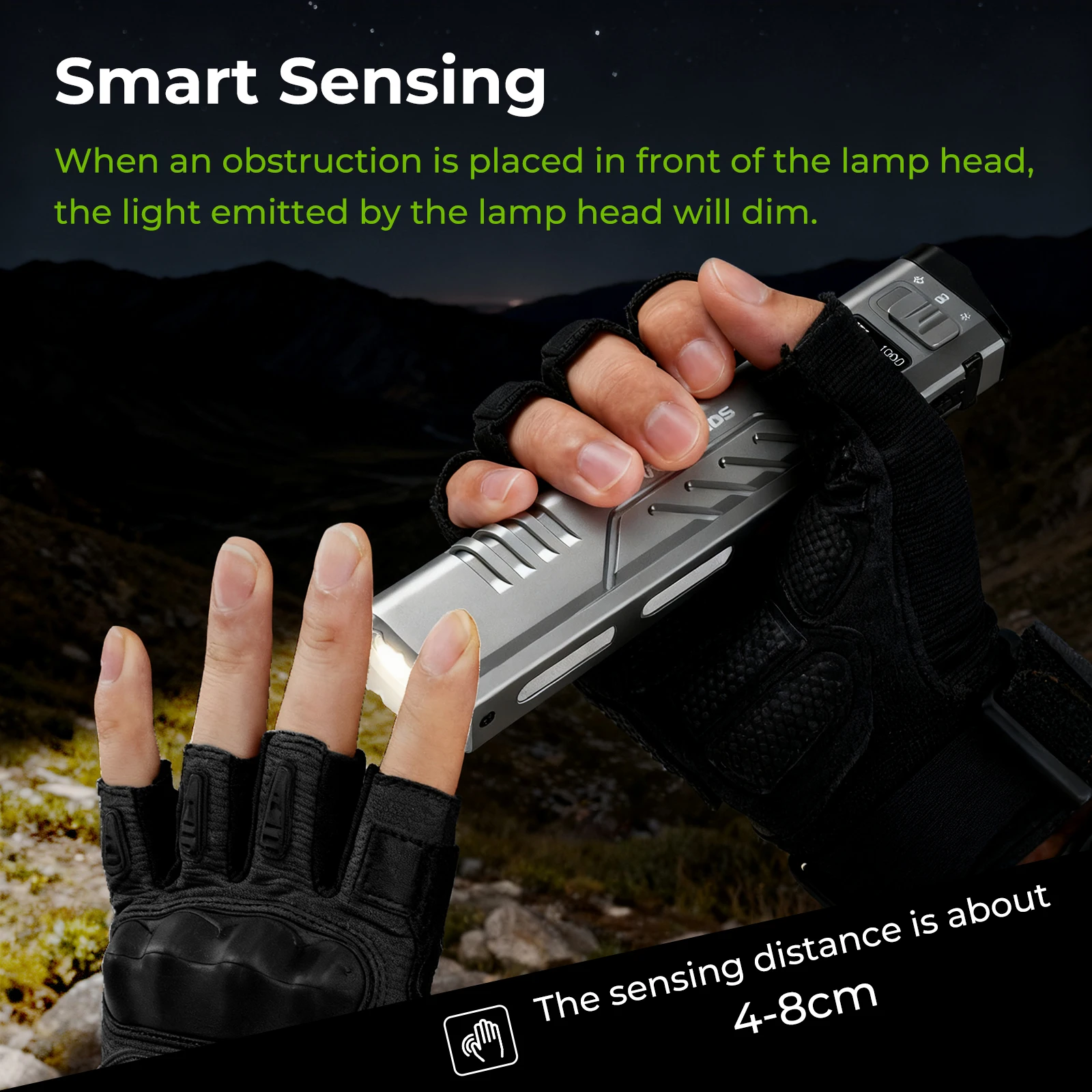 Wurkkos TD11 RGB التكتيكية مضيا 3000 لومينز قابلة للشحن المحمولة الدفاع عن النفس مصباح يدوي الذيل التبديل للاستخدام في الهواء الطلق