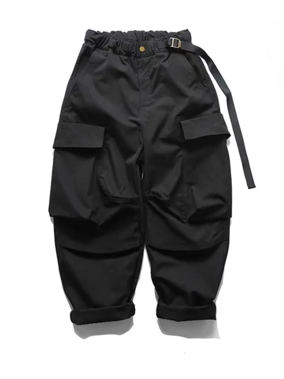 

Свободные повседневные брюки-карго для мужчин с несколькими количествоми весенне-осенних функциональных хлебных брюк, длинные брюки с прямыми штанинами