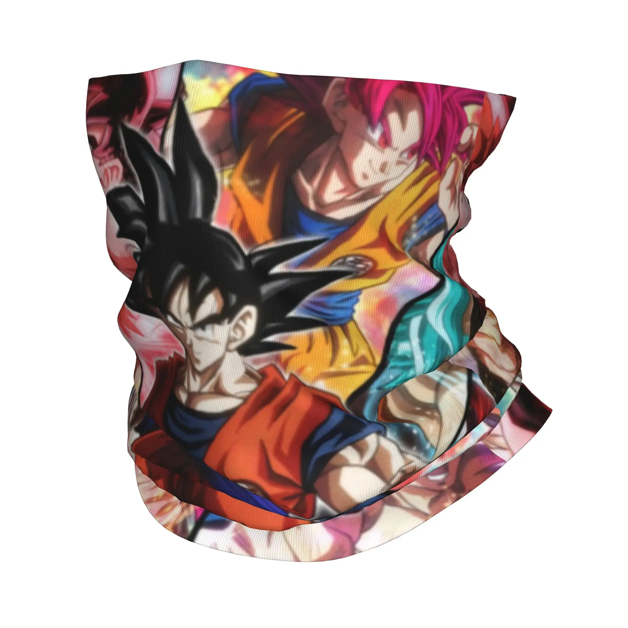 

The Anime Legend Dragon ball Saiyan Bandana Neck Gaiter Printed Mask Scarf Warm Headwear Fishing for Men Women Adult Breathable