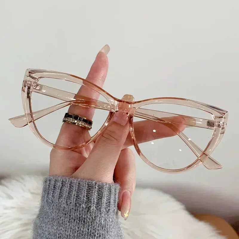 Vintage High Definition Cat Eye Myopie Brille Anti Blaues Licht Kurzsichtigkeit Brillen Ultraleichte Minus Sichtbrille 0 bis -4,0 – Detail 7