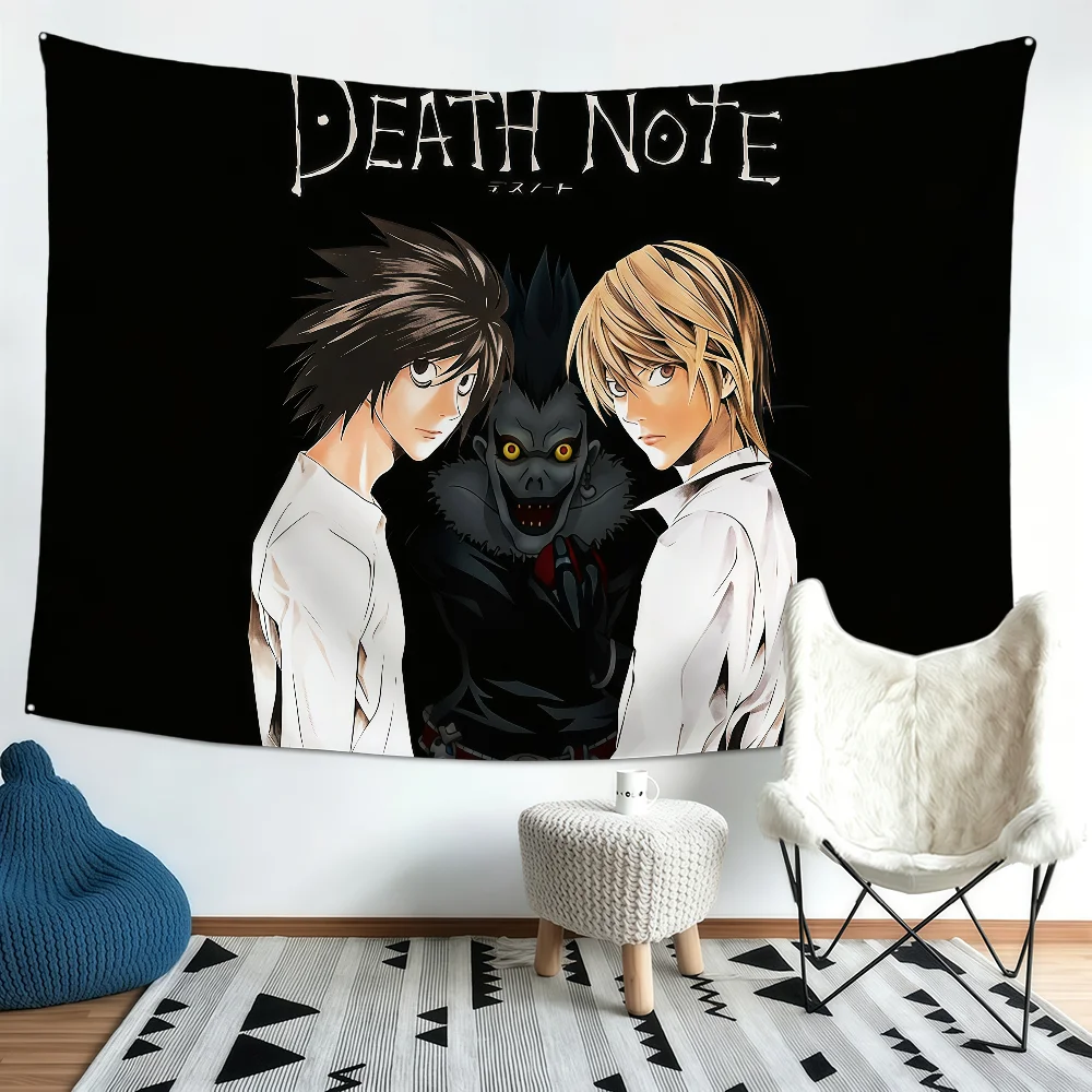 Anime Death Note Flagge Polyester-Banner Modische Flaggen für Party, Bar, Club, Außen- und Innenbereich, Wanddekoration, Banner, Geschenk für Fans – Detail 14