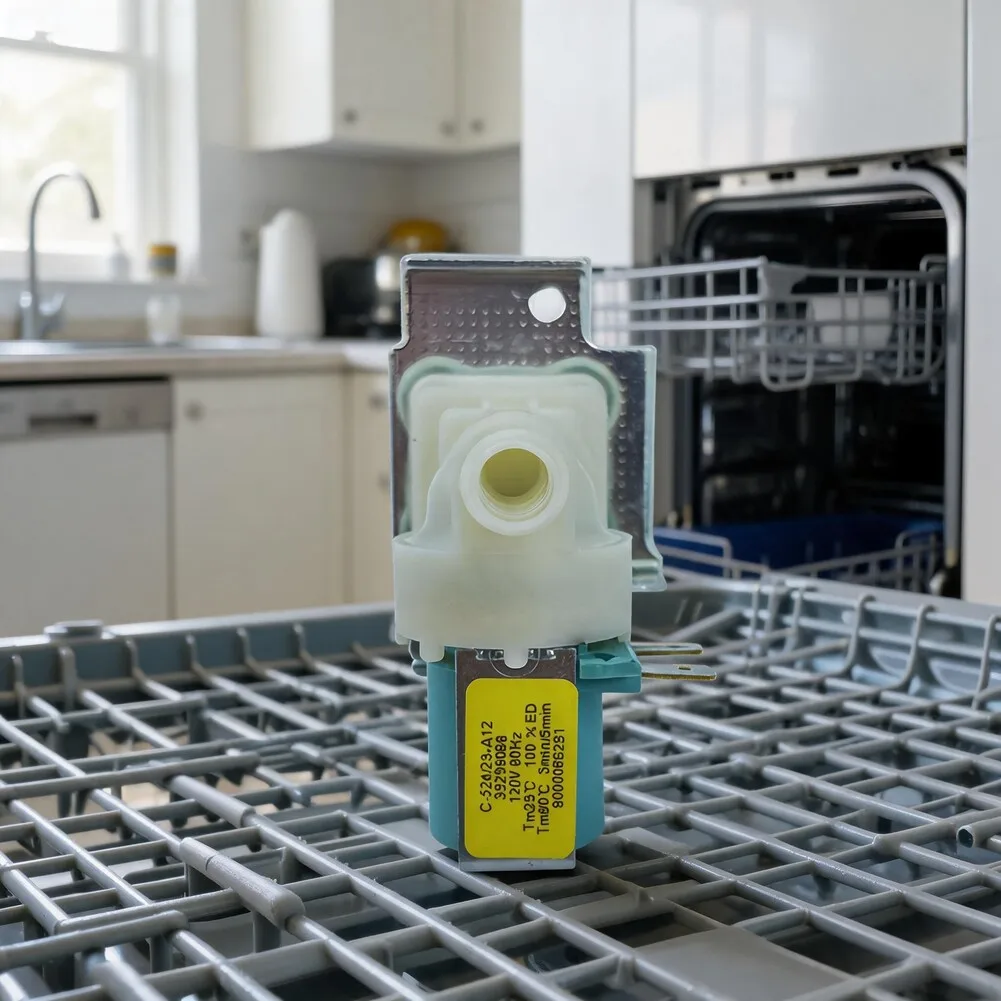 Solenoid Valve Compatible with For Bosch Dishwashers 425458 00425458 PS1266278 AP3783031 Easy DIY Installation