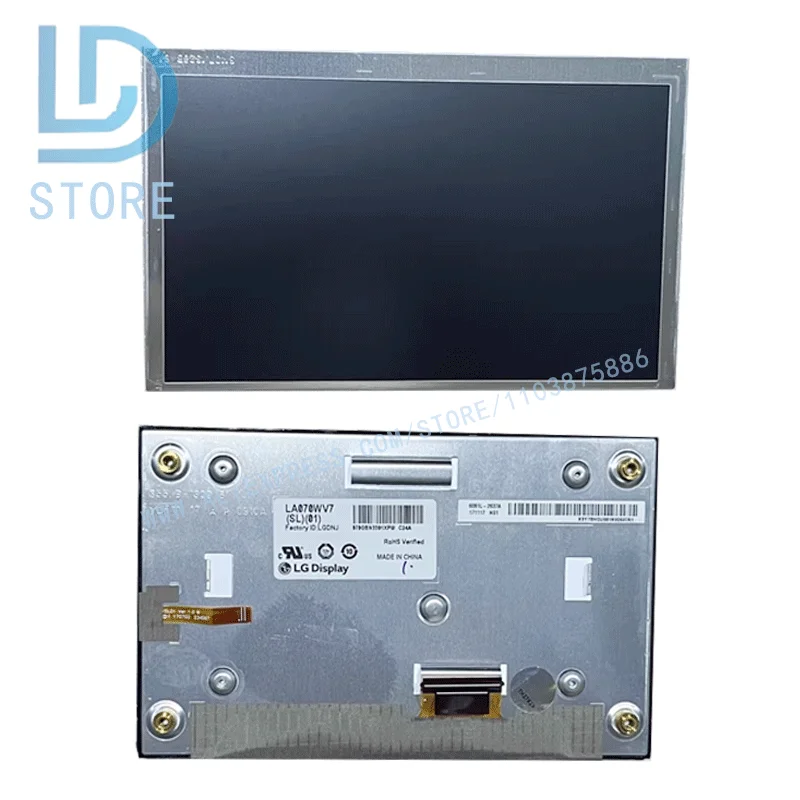 

Оригинальный 7-дюймовый ЖК-дисплей LA070WV7-SL01 LA070WV7(SL)(01) для автомобильной навигационной системы Kia Sportage 4 2016 года LAN5000EKQL